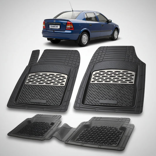 Covorase Auto Tip Tavita Compatibile Opel Astra G (1998–2009)-Silver- Sedan