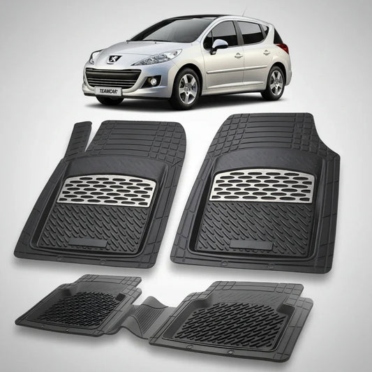 Covorase Tip Tavita Compatibile Peugeot 207 SW (2009-2012)-Silver