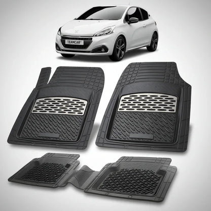 Covorase Auto Tip Tavita Compatibile Peugeot 208 (3 usi,2015-2019) Silver