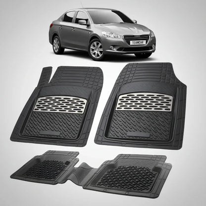 Covorase Auto TeamCar® Tip Tavita Compatibile Peugeot 301 (2012-2016) Silver