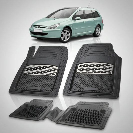 Covorase Auto Tip Tavita Compatibile Peugeot 307 SW (2002-2005) Silver