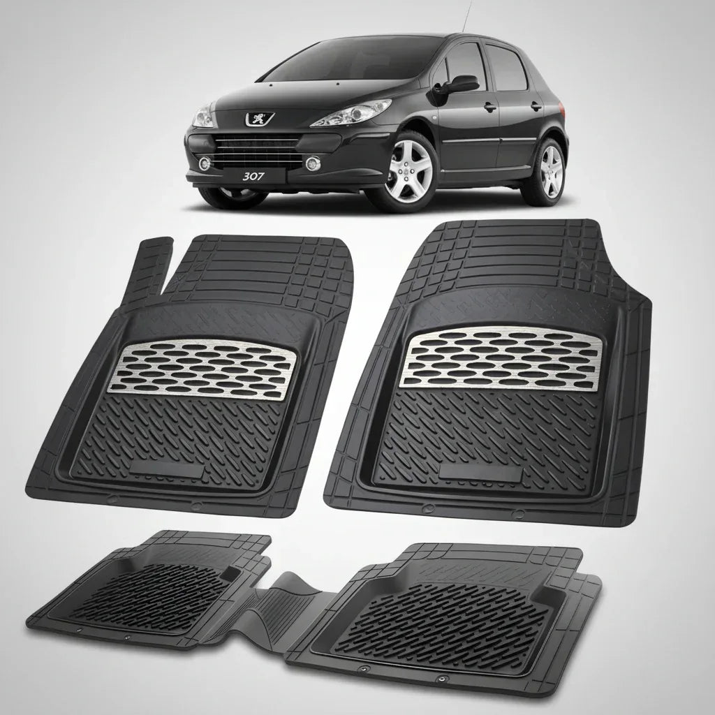 Covorase Auto Tip Tavita Compatibile Peugeot 307 FL (5 usi 2005-2008) Silver