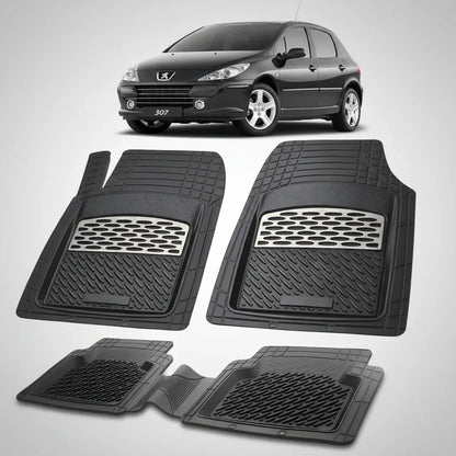 Covorase Auto Tip Tavita Compatibile Peugeot 307 FL (5 usi 2005-2008) Silver