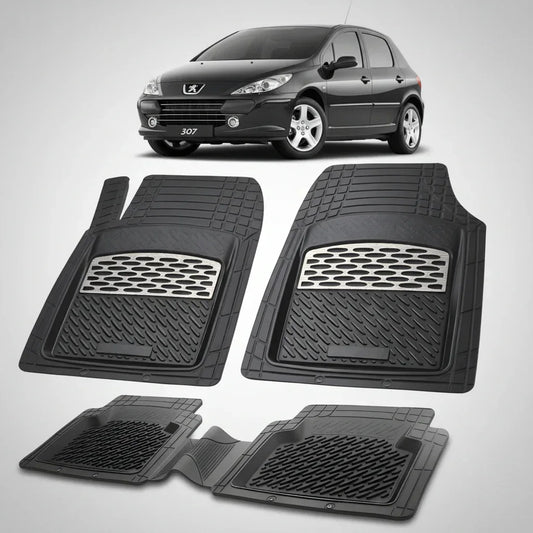 Covorase Auto Tip Tavita Compatibile Peugeot 307 FL (5 usi 2005-2008) Silver