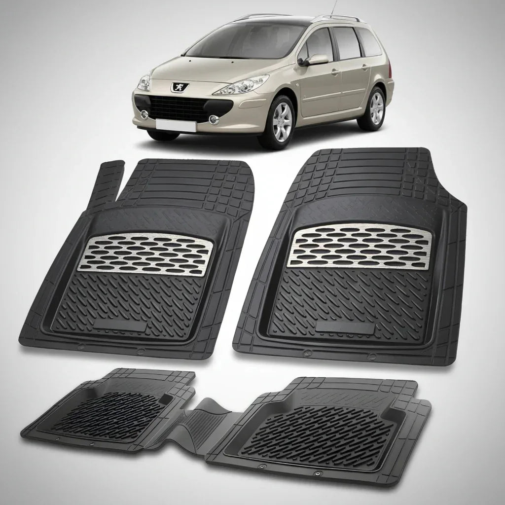 Covorase Auto Tip Tavita Compatibile Peugeot 307 FL (SW 2005-2008) Silver