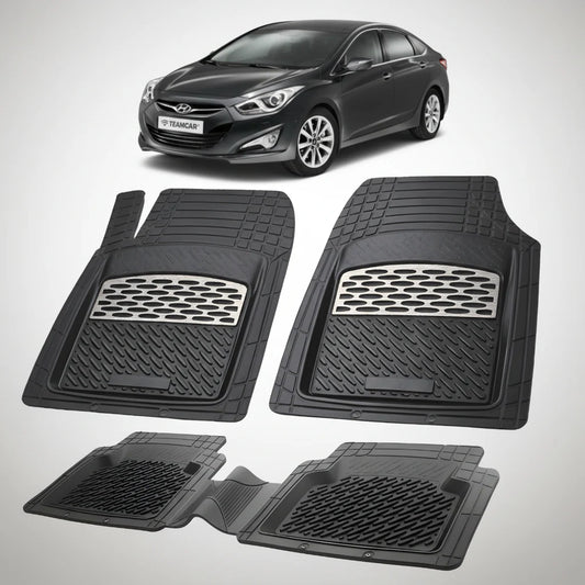 Covorase Hyundai i40 2011–2015 - Cauciuc Tip Tavita -Silver