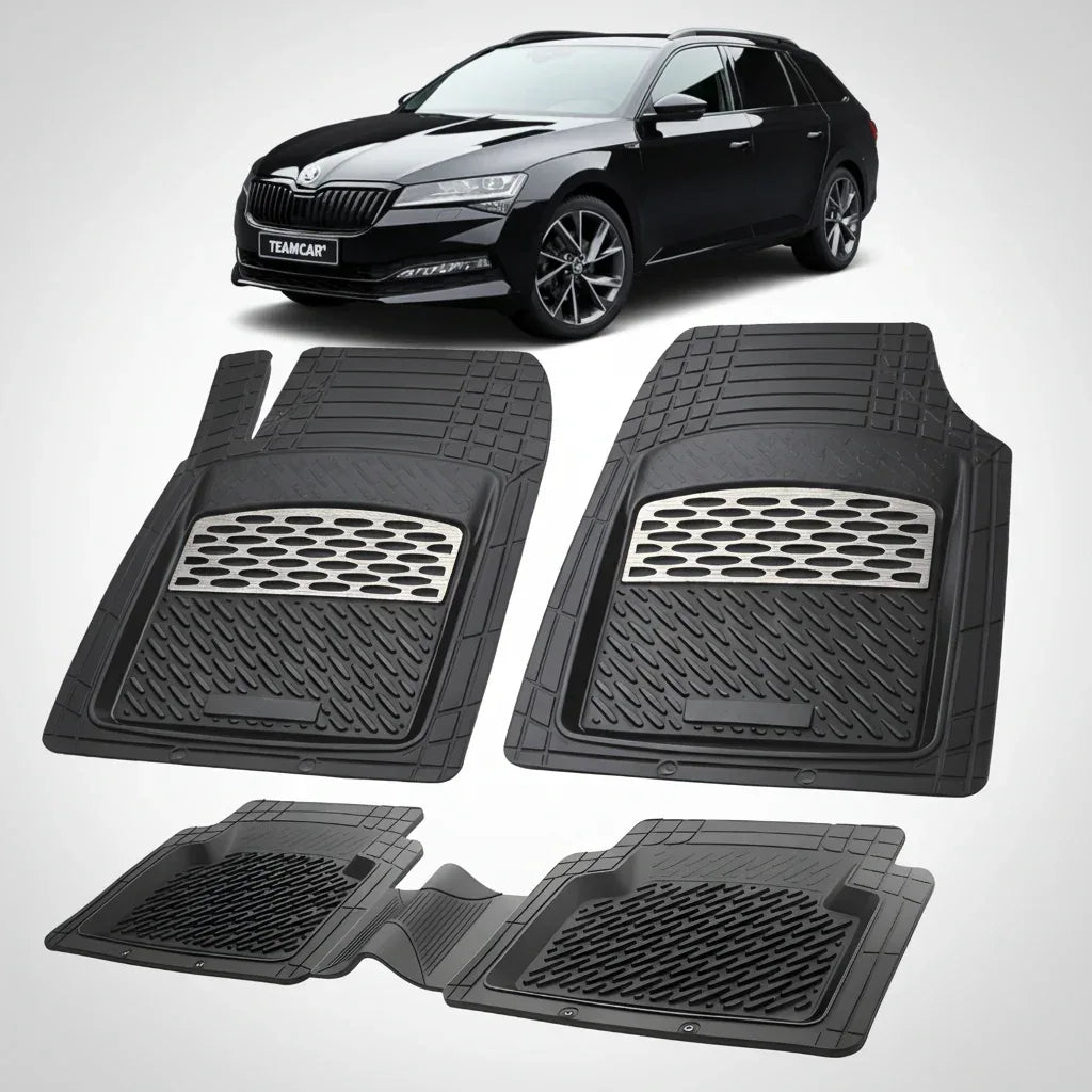 Protecții tip tăviță Skoda Superb III Combi 2015-2023 | Silver Edition – TeamCar®