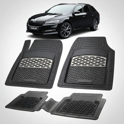 Protecții tip tăviță Skoda Superb III Combi 2015-2023 | Silver Edition – TeamCar®