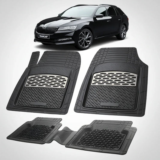 Protecții tip tăviță Skoda Superb III Combi 2015-2023 | Silver Edition – TeamCar®