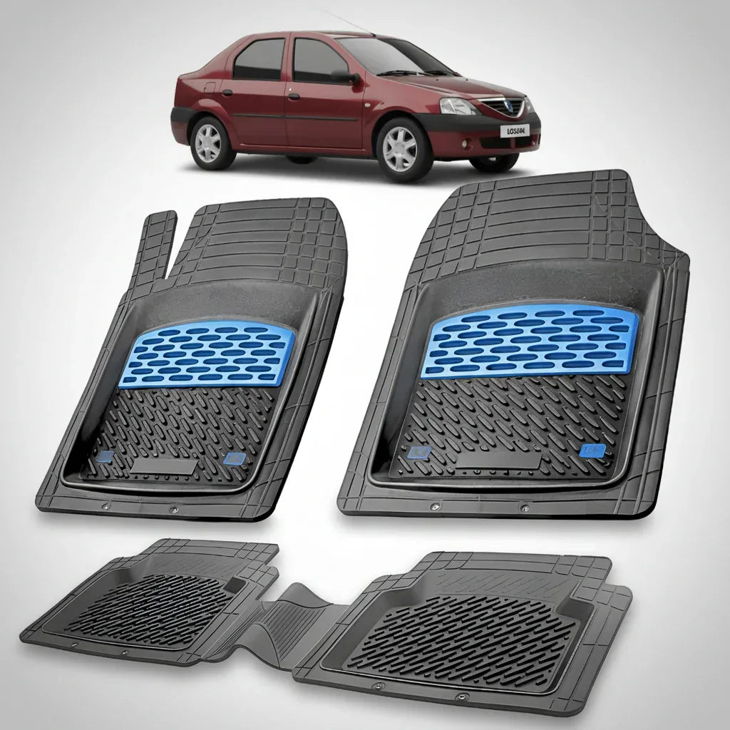 Covorașe Dacia Logan 2004-2008 Compatibile | Blue Edition – TeamCar®