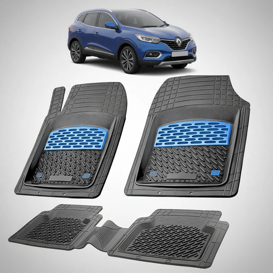 Covorase Auto TeamCar® Tip Tavita Compatibile Renault Kadjar (2015-2022) Blue