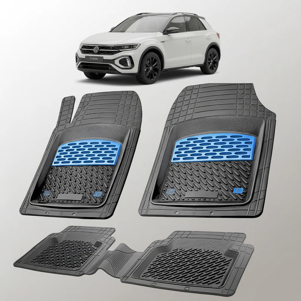 Covorașe Auto Tip Tăviță Compatibile Volkswagen T-Roc I (2021-2025) - Blue