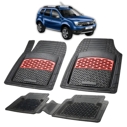 Covorașe Auto Tip Tavă Compatibile Dacia Duster 2010–2018, Red