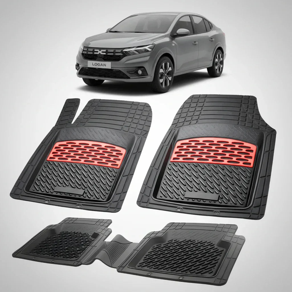 Covorașe Dacia Logan XX Compatibile | Red Edition – TeamCar®
