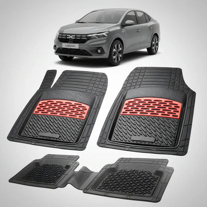 Covorașe Dacia Logan XX Compatibile | Red Edition – TeamCar®