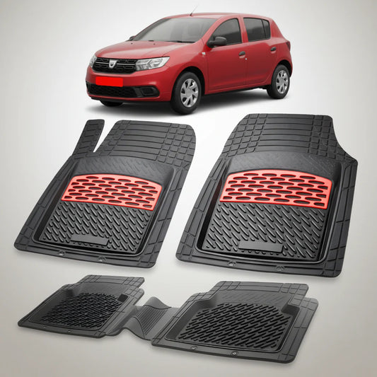 Covorase Tip Tavita Compatibile Dacia Sandero 2016-2020 , Red