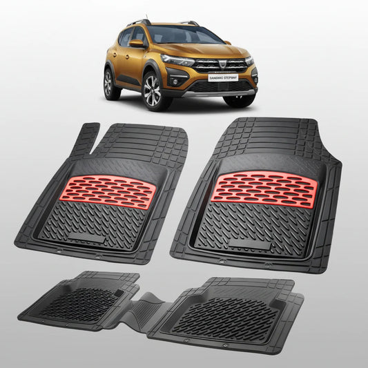 Covorase Tip Tavita Compatibile Dacia Sandero III Stepway 2020-2022 , Red