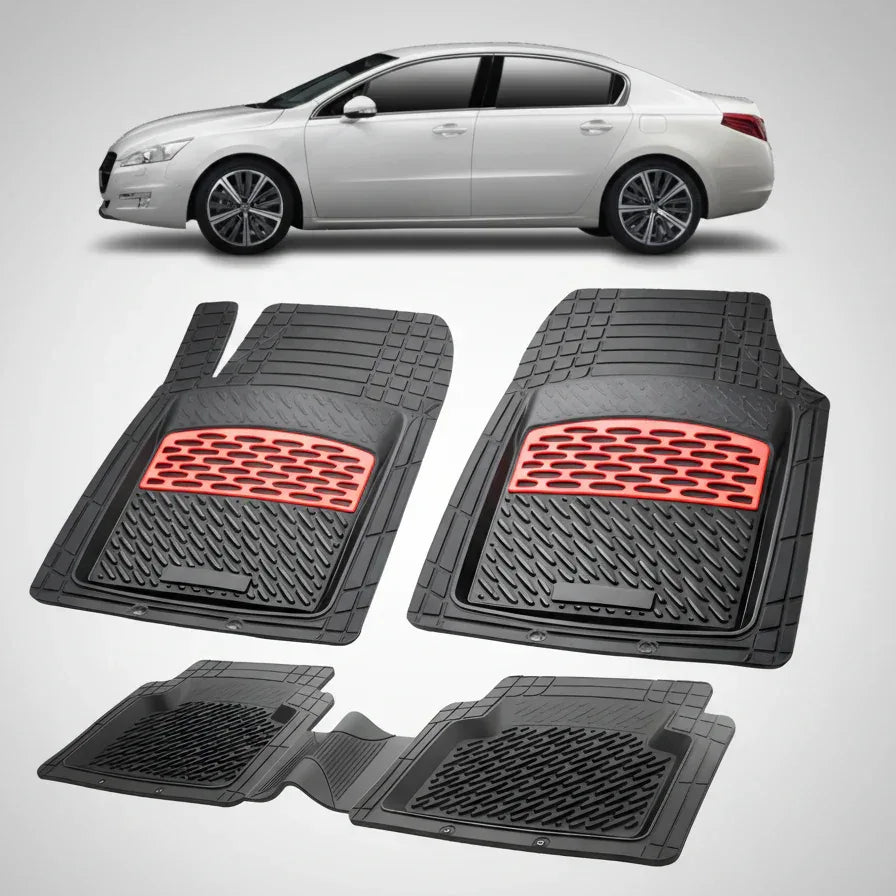 Covorase Auto TeamCar® Tip Tavita Compatibile Peugeot 508 I (2010-2018) Red