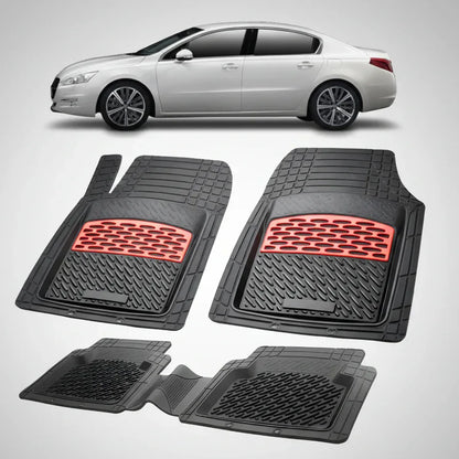 Covorase Auto TeamCar® Tip Tavita Compatibile Peugeot 508 I (2010-2018) Red