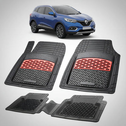 Covorase Auto TeamCar® Tip Tavita Compatibile Renault Kadjar (2015-2022) Red