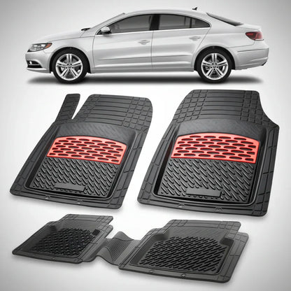 Covorase Tip Tavita Compatibile Volkswagen CC 2001-2016 , Red