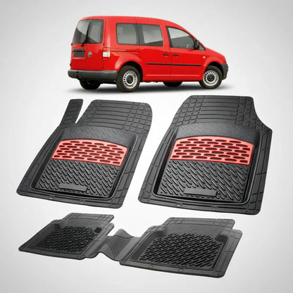 Covorase Tip Tavita Compatibile Volkswagen Caddy 2003-2010 , Red