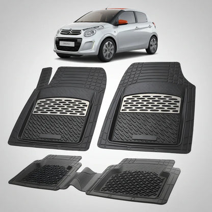 Covorase Auto TeamCar® Tip Tavita Compatibile Citroen C1 II (2014-2022) Silver