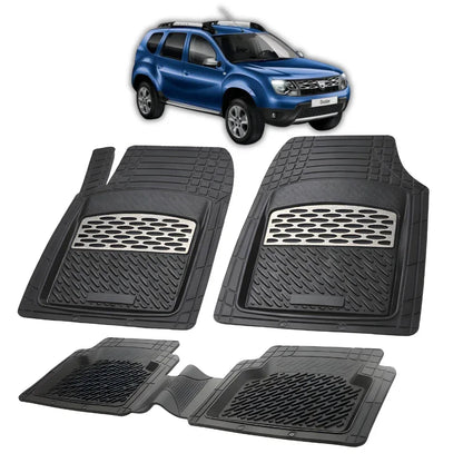 Covorașe Auto Tip Tavă Compatibile Dacia Duster 2010–2018, Silver