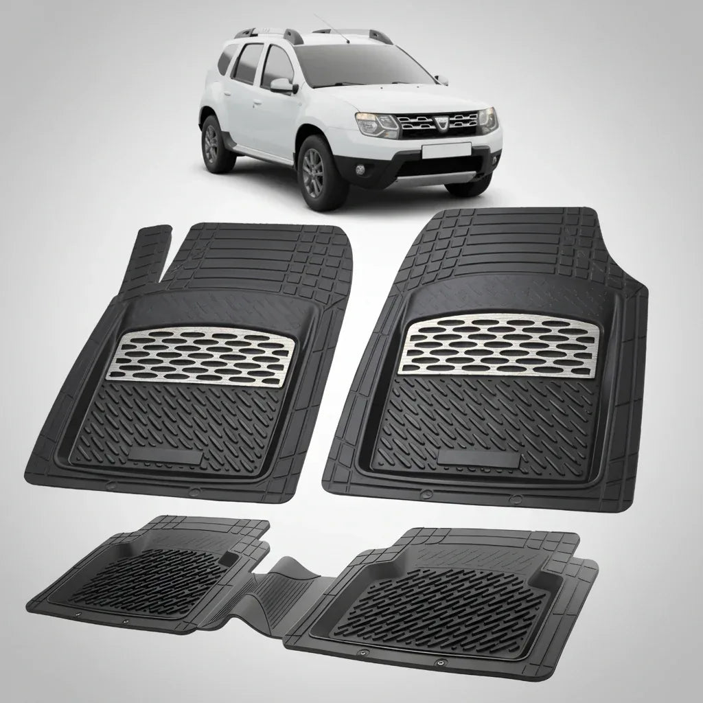 Covorase Tip Tavita Compatibile Dacia Duster I (2014 – 2017) , Silver