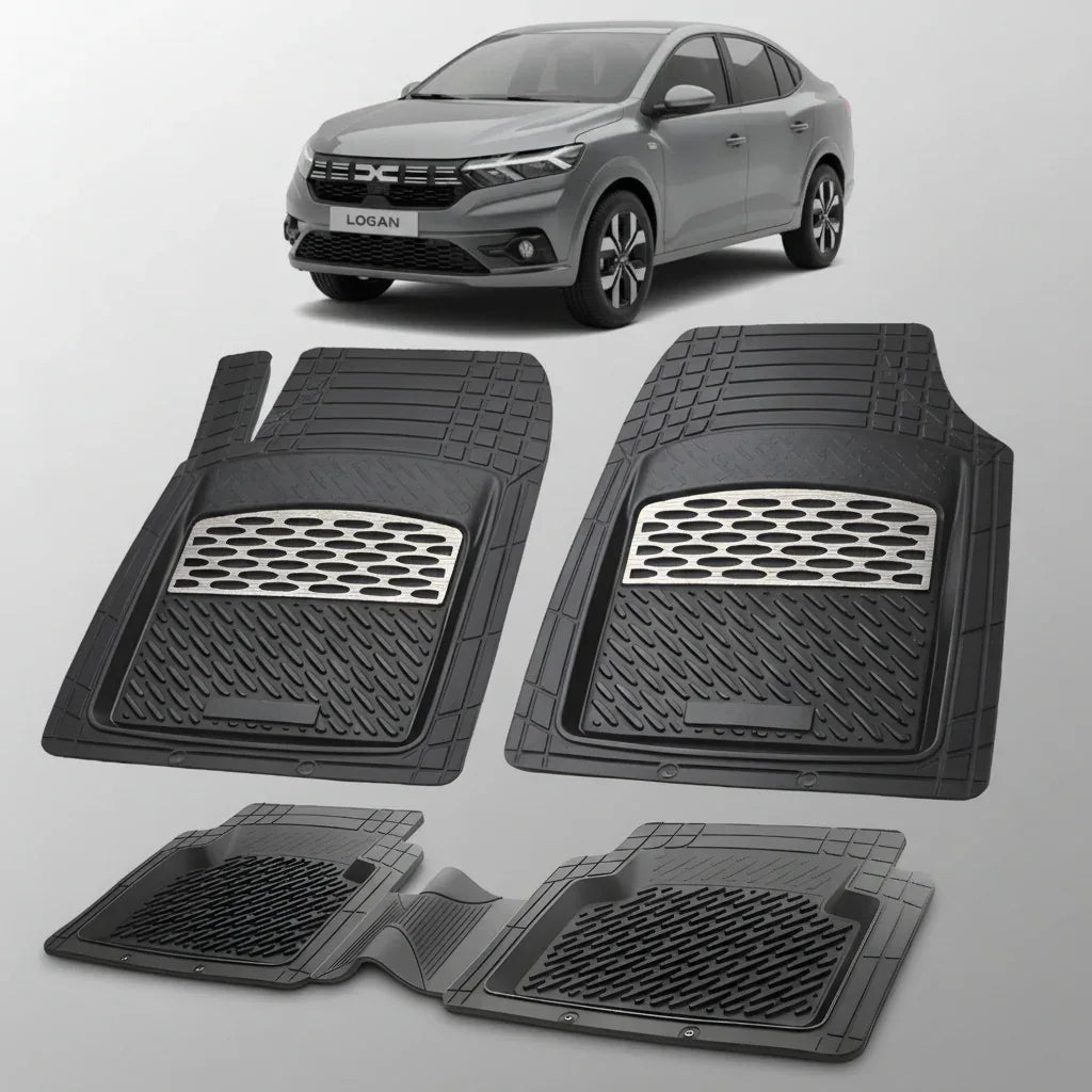 Covorașe Dacia Logan XX Compatibile | Silver Edition – TeamCar®