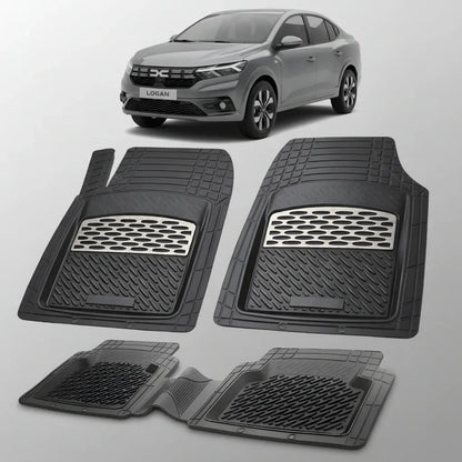 Covorașe Dacia Logan XX Compatibile | Silver Edition – TeamCar®