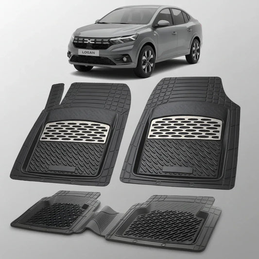 Covorașe Dacia Logan XX Compatibile | Silver Edition – TeamCar®