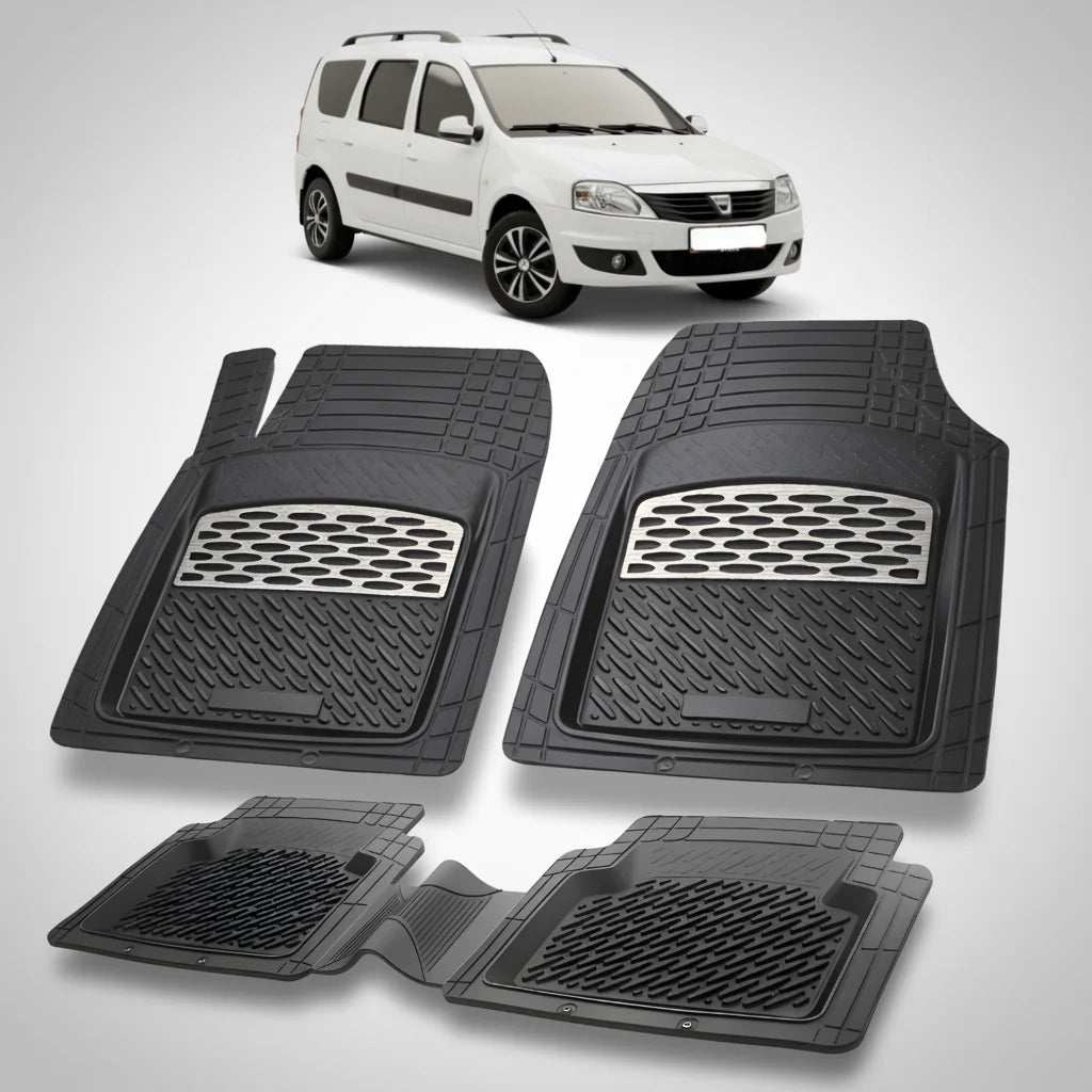 Covorase Tip Tavita Compatibile Dacia Logan MCV 2008-2012 , Silver