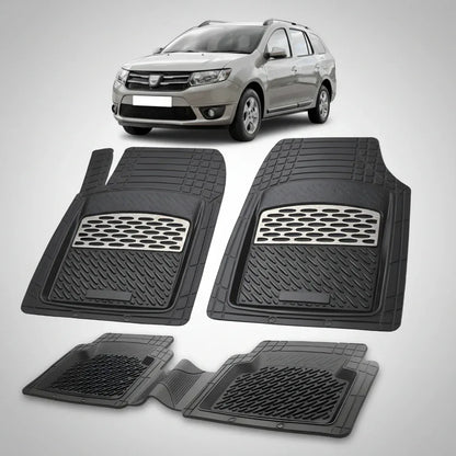 Covorase Tip Tavita Compatibile Dacia Logan MCV 2013-2017 , Silver