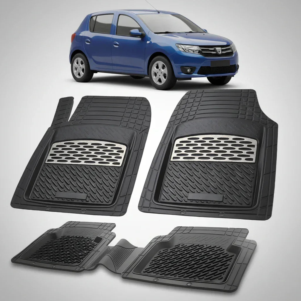 Covorașe Dacia Sandero 2012-2016 Compatibile | Silver Edition – TeamCar®