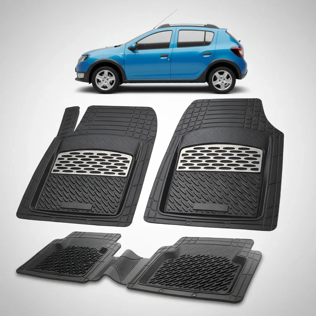 Covorașe Dacia Sandero Stepway 2012-2016 Compatibile | Silver Edition – TeamCar®