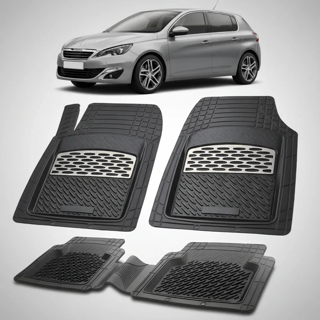 Covorase Auto Tip Tavita Compatibile Peugeot 308 II (2013-2017) Silver