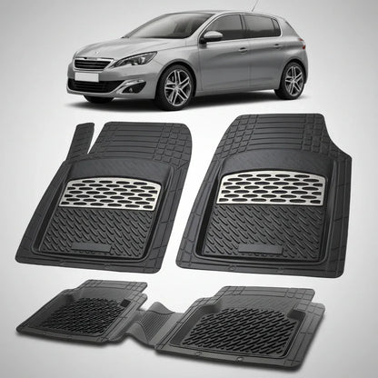 Covorase Auto Tip Tavita Compatibile Peugeot 308 II (2013-2017) Silver