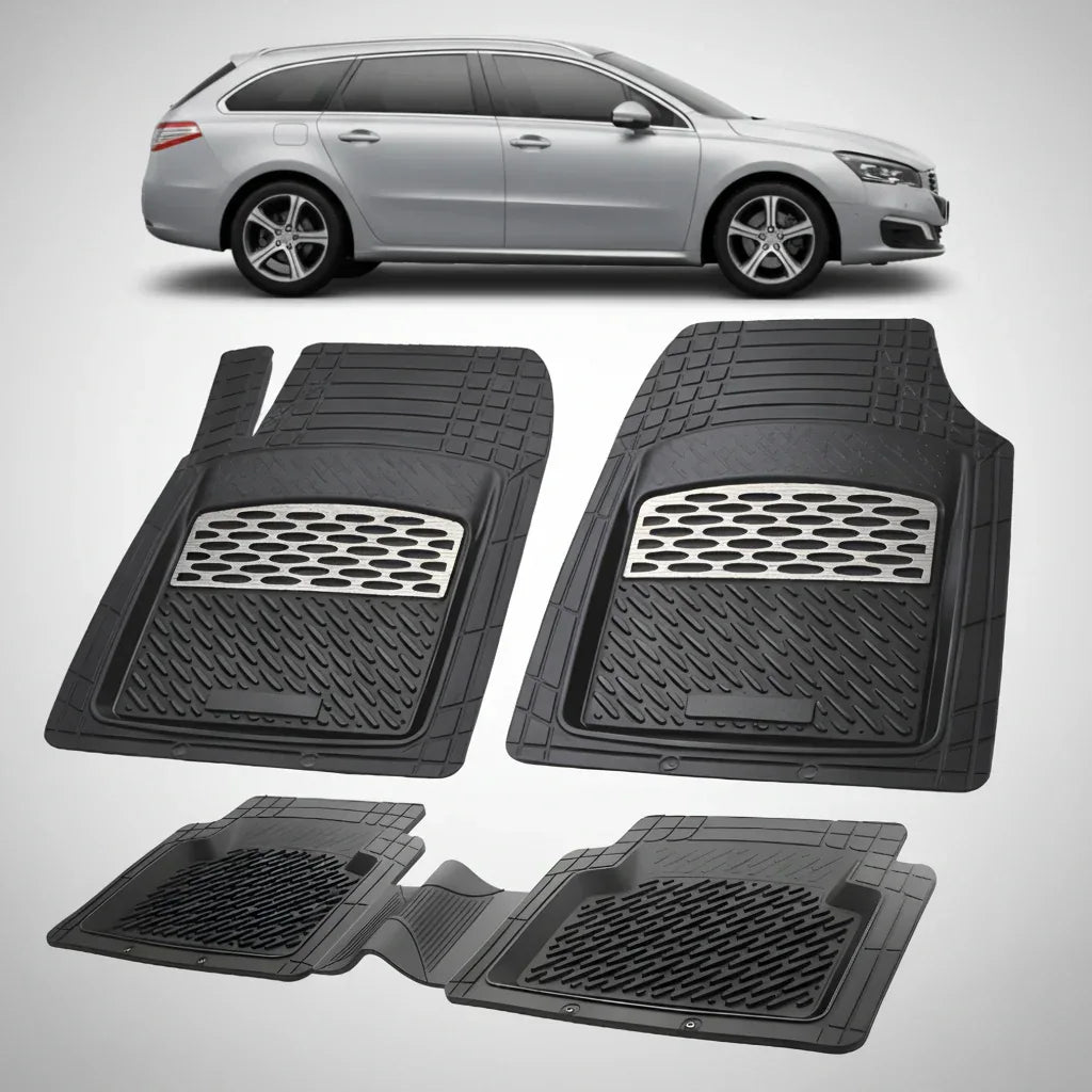 Covorase Auto Tip Tavita Compatibile Peugeot 508 I SW (2014-2018) Silver