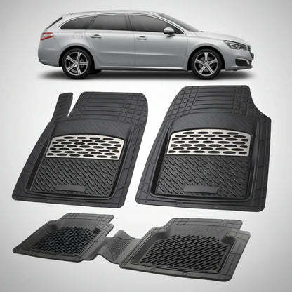 Covorase Auto Tip Tavita Compatibile Peugeot 508 I SW (2014-2018) Silver
