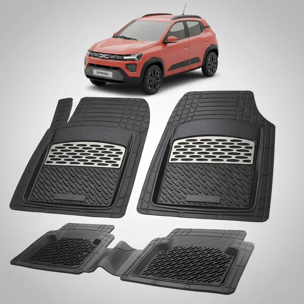 Covorașe Dacia Spring 100% Electric 2024-2026 Compatibile | Silver Edition – TeamCar®