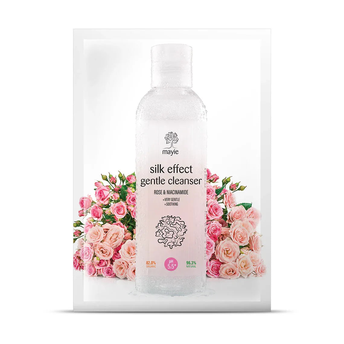 Gel de Curățare cu Trandafir și Niacinamide, Silk Effect Gentle Cleanser
