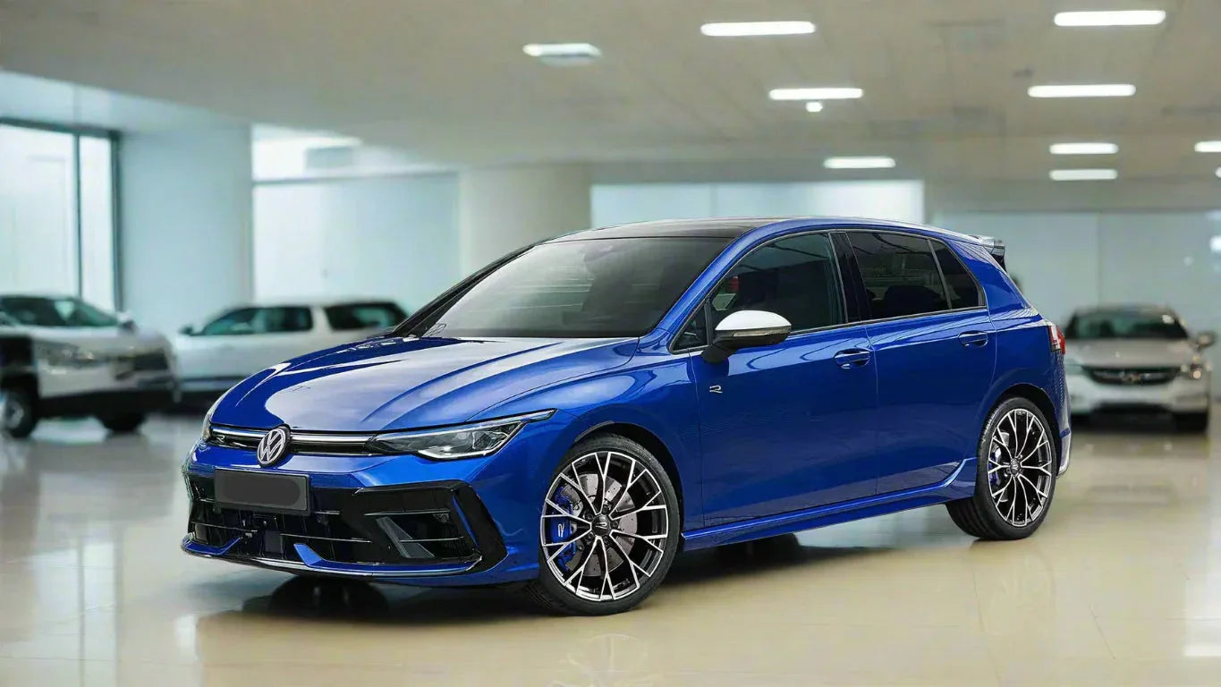 Covorase Auto TeamCar® Volkswagen Golf VIII Hatchback 5 uși (2020–2025) Negru marmorat - 221.ro