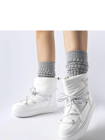 Moon boots Solea, Model 204825, Alb