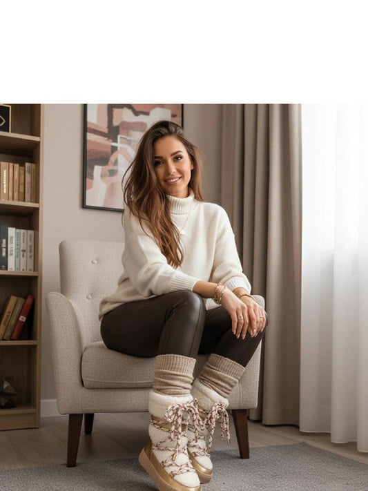 Moon boots Solea, Model 221676, Galben