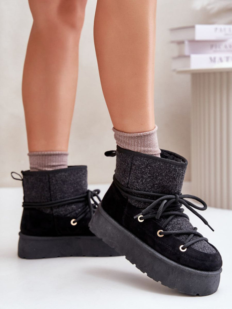 Moon boots Step in style, Model 202180, Negru