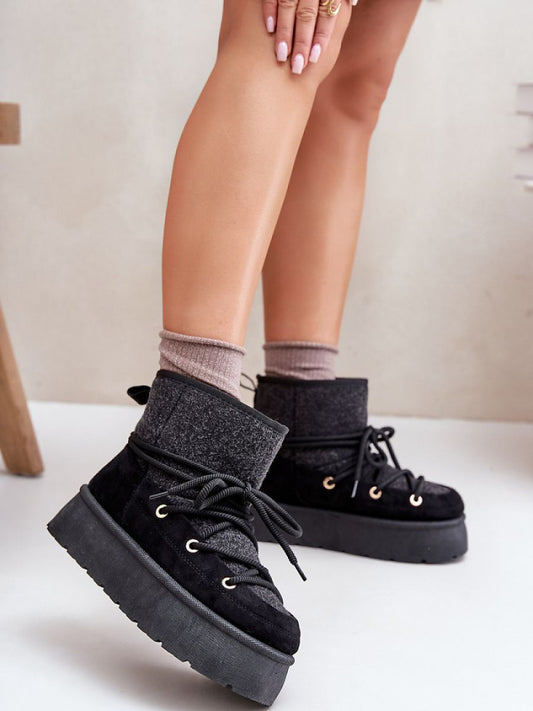 Moon boots Step in style, Model 202180, Negru