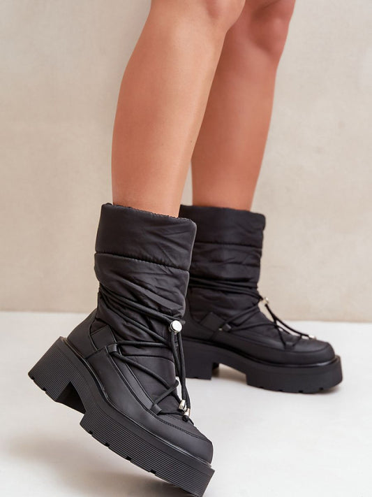 Moon boots Step in style, Model 203547, Negru