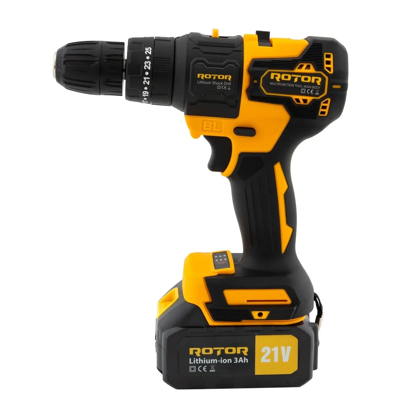 Multifunctional 5 in 1 cu doi acumulatori ROTOR RTS2, 24000 rpm, 21V/3Ah, Brushless - 221.ro
