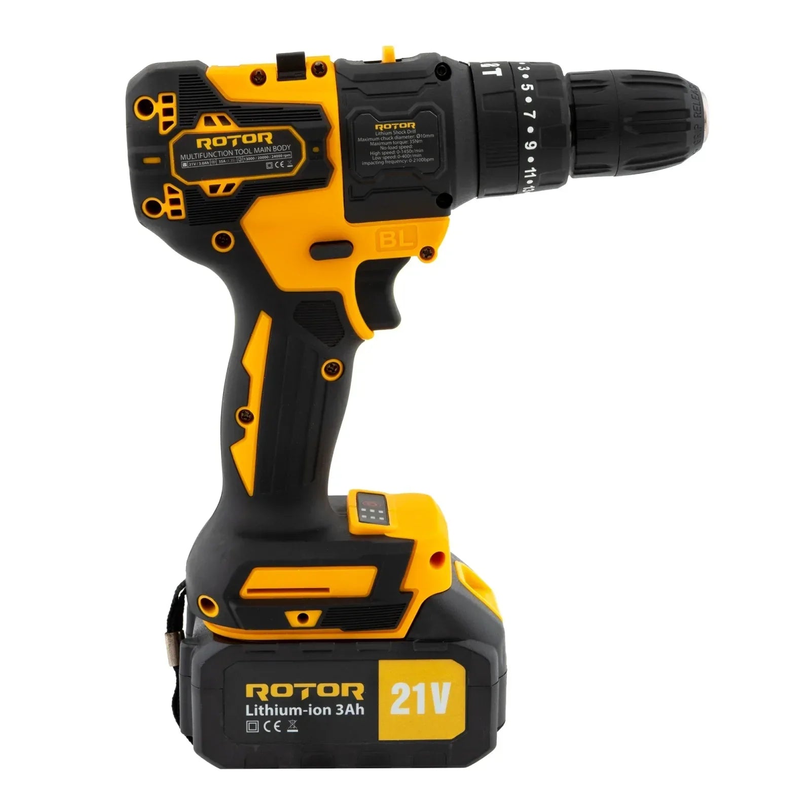 Multifunctional 5 in 1 cu doi acumulatori ROTOR RTS2, 24000 rpm, 21V/3Ah, Brushless - 221.ro